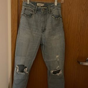 Abercrombie Jeans Ankle straight leg high rise